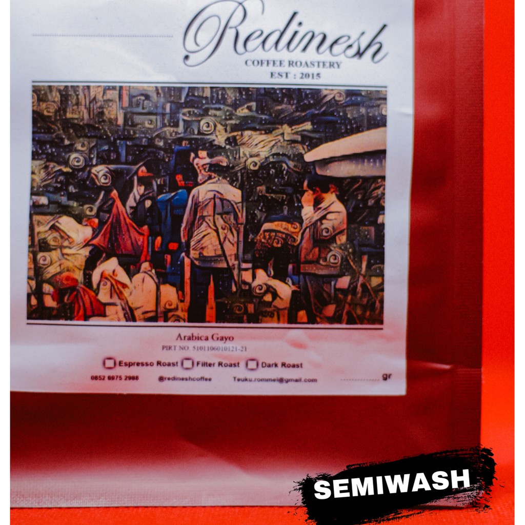 

Kopi Gayo Semi Wash 500g Medium Roast from Redinesh Coffee Roastery
