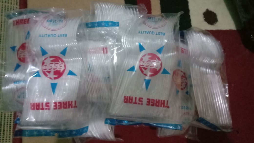 Garpu Makan Bening 3star Isi 25pcs/pack