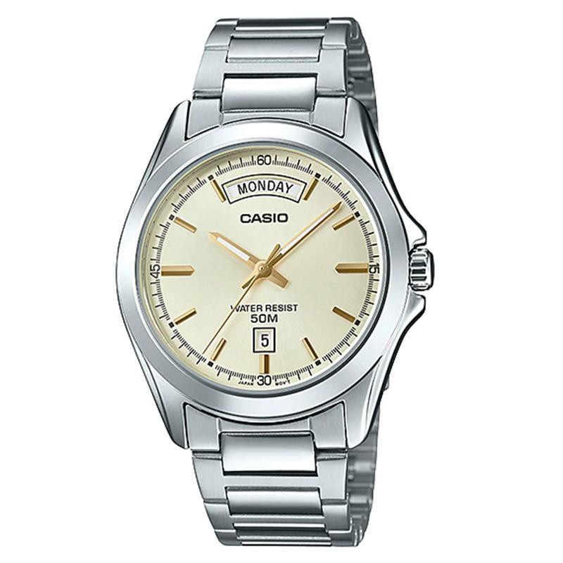 CASIO ORIGINAL MTP-1370D-9A MTP 1370D 9A 1370 D MTP1370 JAM TANGAN PRIA ST JAM DUNIA JAMDUNIA