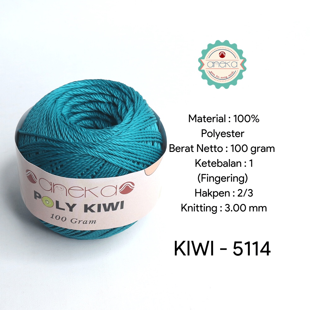 Benang Rajut Poli / Poly Kiwi Yarn - PREMIUM - 5114