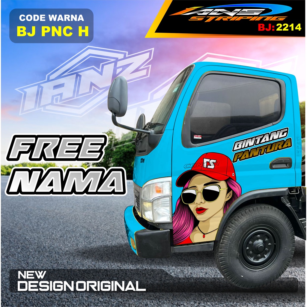 STICKER VARIASI PINTU TRUK FUSO RAGASA / DECAL PINTU DUMTRUK  / STIKER MOBIL TRUK / STIKER PINTU TRUK KEREN