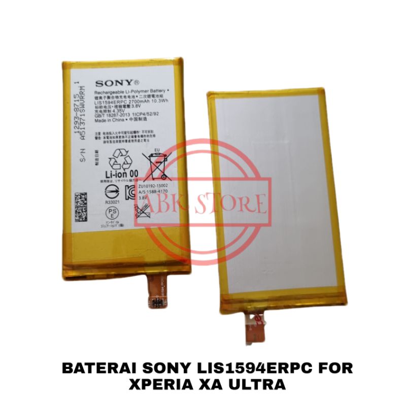 BATRE BATERAI BATTERY SONY XPERIA XA ULTRA DOCOMO AU GLOBAL LIS1594ERPC ORIGINAL