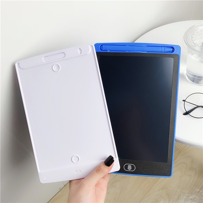 Alat Tulis LCD 8.5&quot; Writing Tablet Board Pad Drawing Magic Book Tab Untuk Anak Dan Dewasa-Papan Tulis Untuk Gambar Menghapus LCD