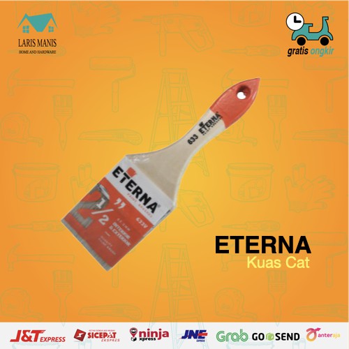 

KUAS CAT ETERNA 633 1 1½ 2 2½ 3 4 5 INCH KUAS ETERNA ASLI