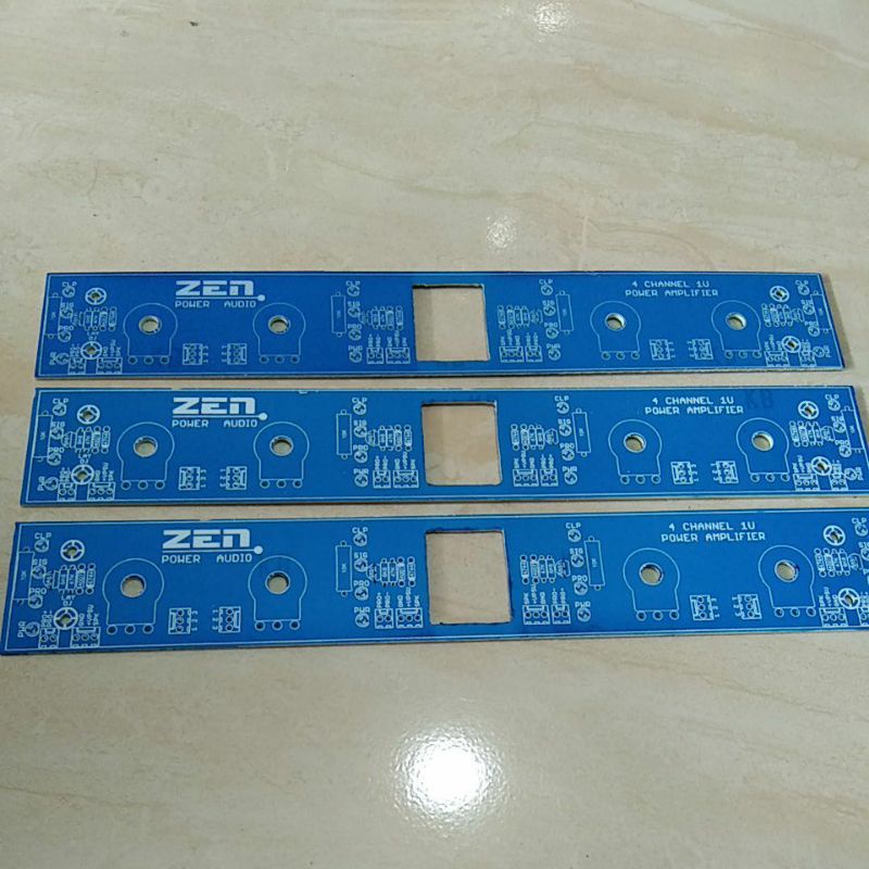 Pcb panel depan bok 1u 1.5u 4channel