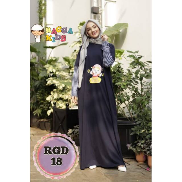 Raggakids gamis kaos dewasa RGD 18