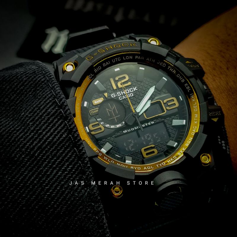 Jam Tangan Pria G Shock Gold GWG X Maternal Ds Custom Include Bonus [Limited Edition]