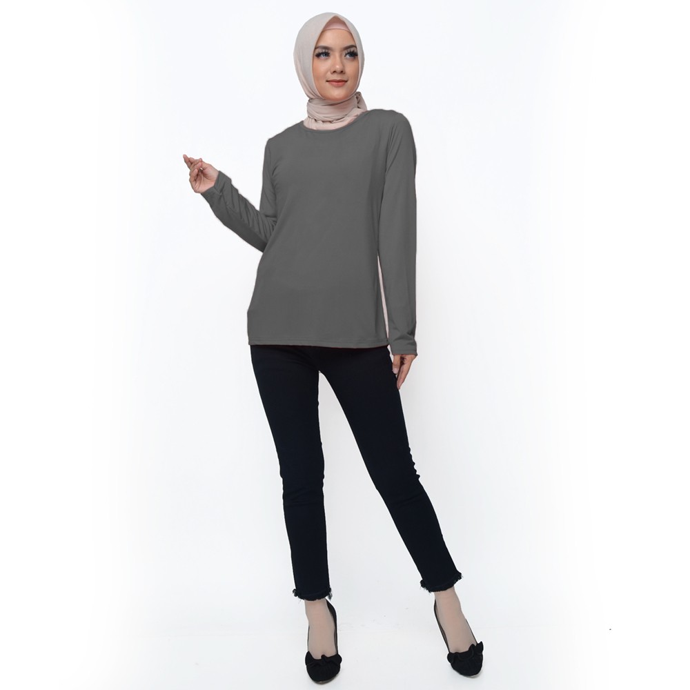 Kaos Tshirt lengan panjang wanita muslim model terbaru - XSHOP Simplicity