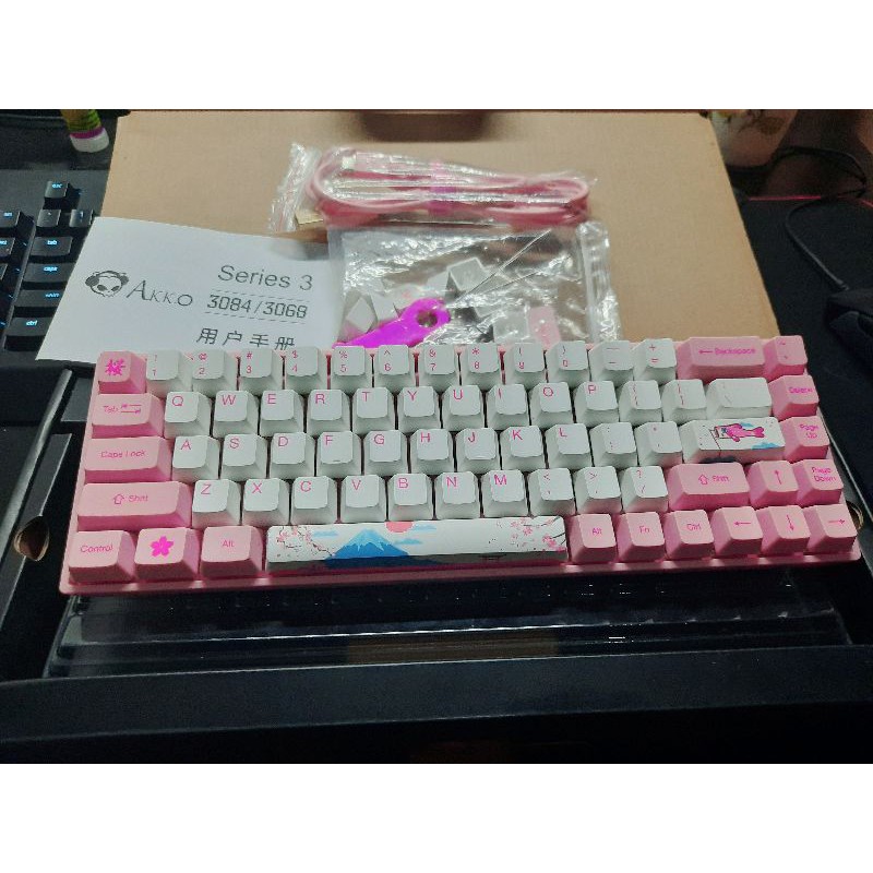 Mechanical Keyboard Akko 3068 World Tour Tokyo Edition (blue switch)