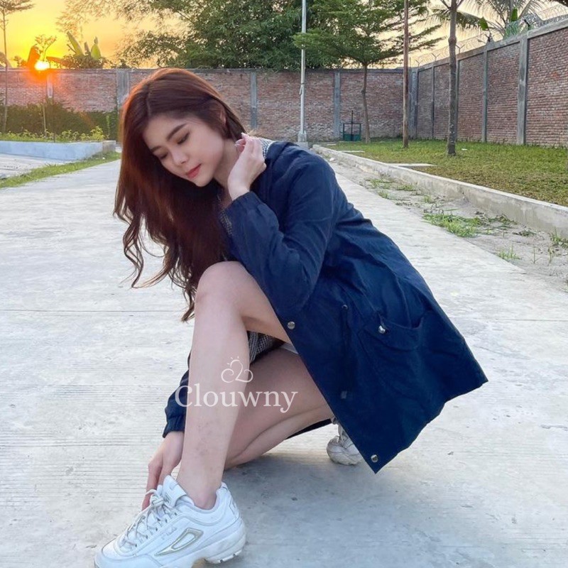 CLOUWNY - Denis Jacket Premium Canvas Twill Jaket Unisex Premium Canvas Outer-Navy-L