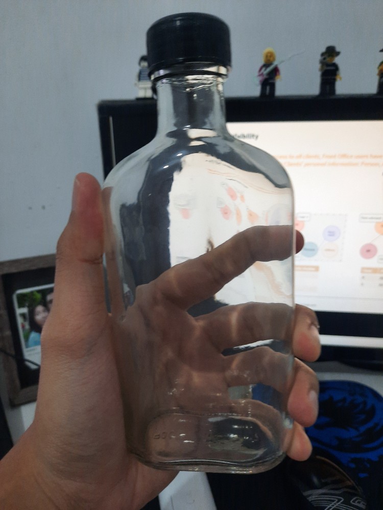 Tutup Botol Kaca Plastik 28 Mm Hitam