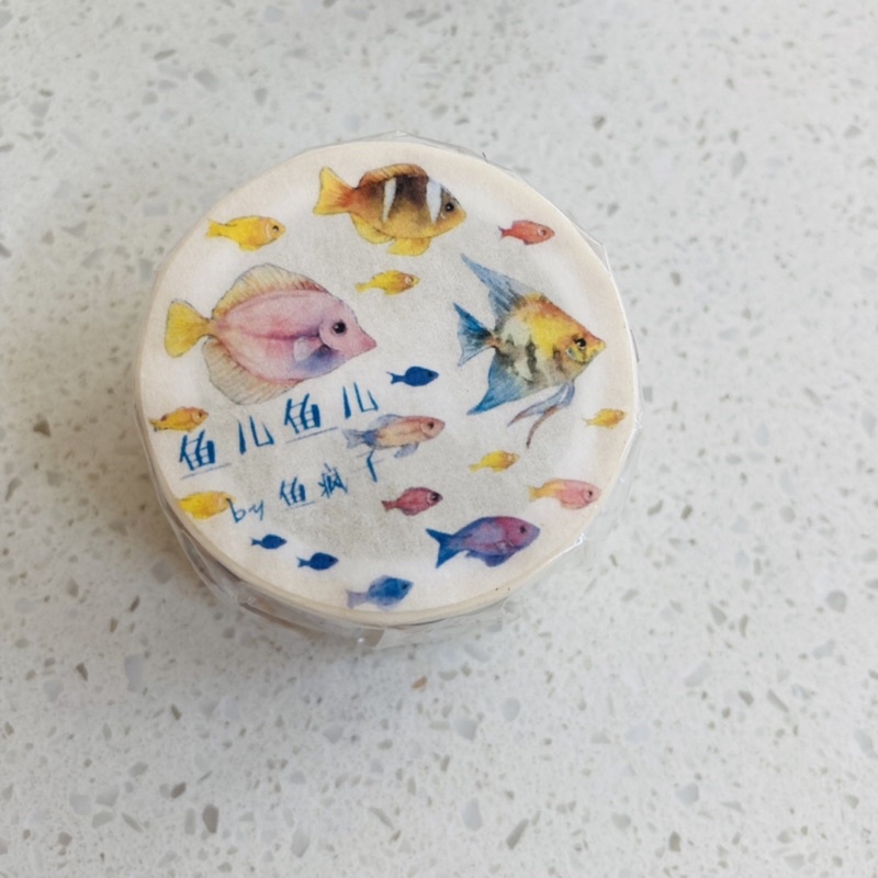 

washi tape fish