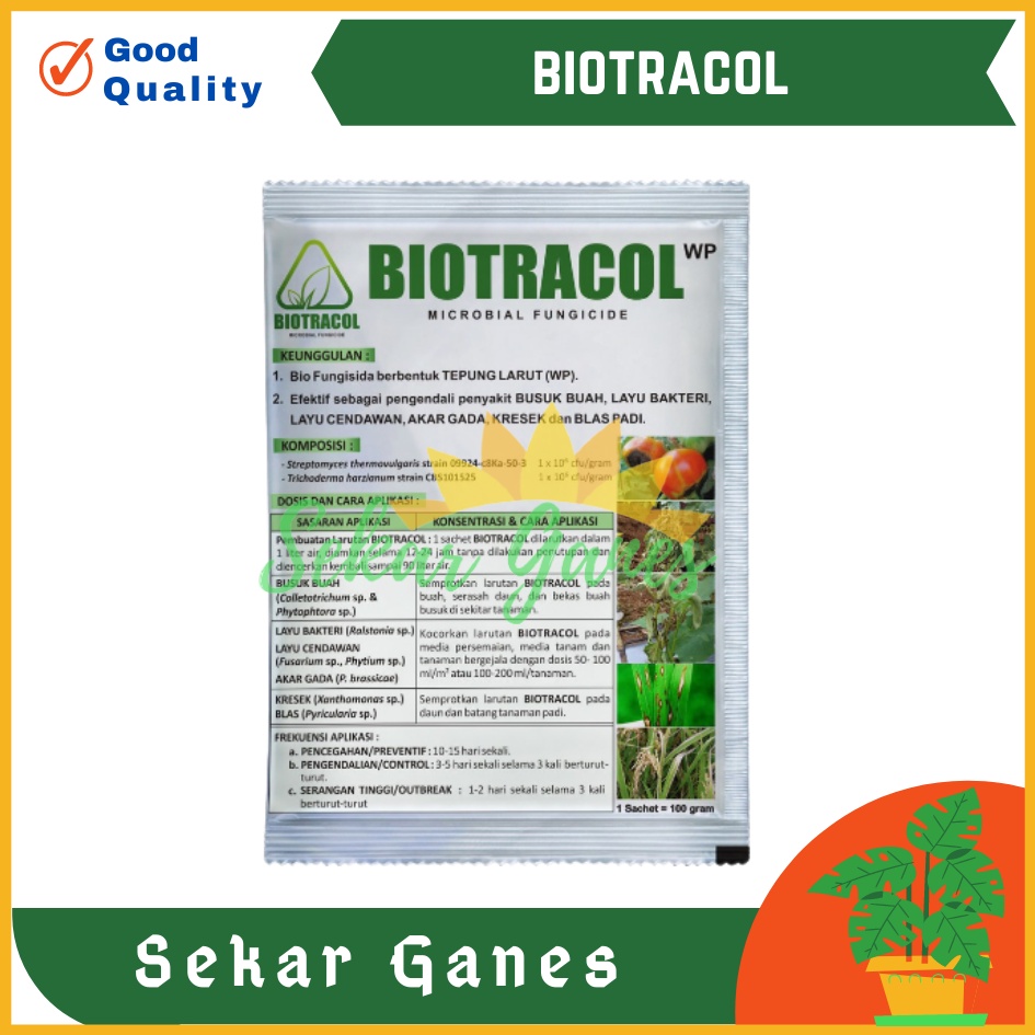 Biotracol Biofungisida Pestisida Organik - Pengendali Busuk Buah Biotracol Pupuk Mencegah Penyakit