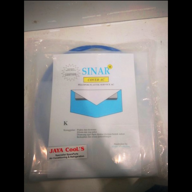 Plastik cuci AC kecil / Cover cuci ac SINAR