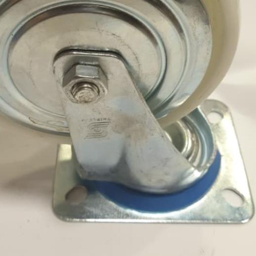 ✦ Roda Troli Nilon Putih China 6 inch Hidup ✻