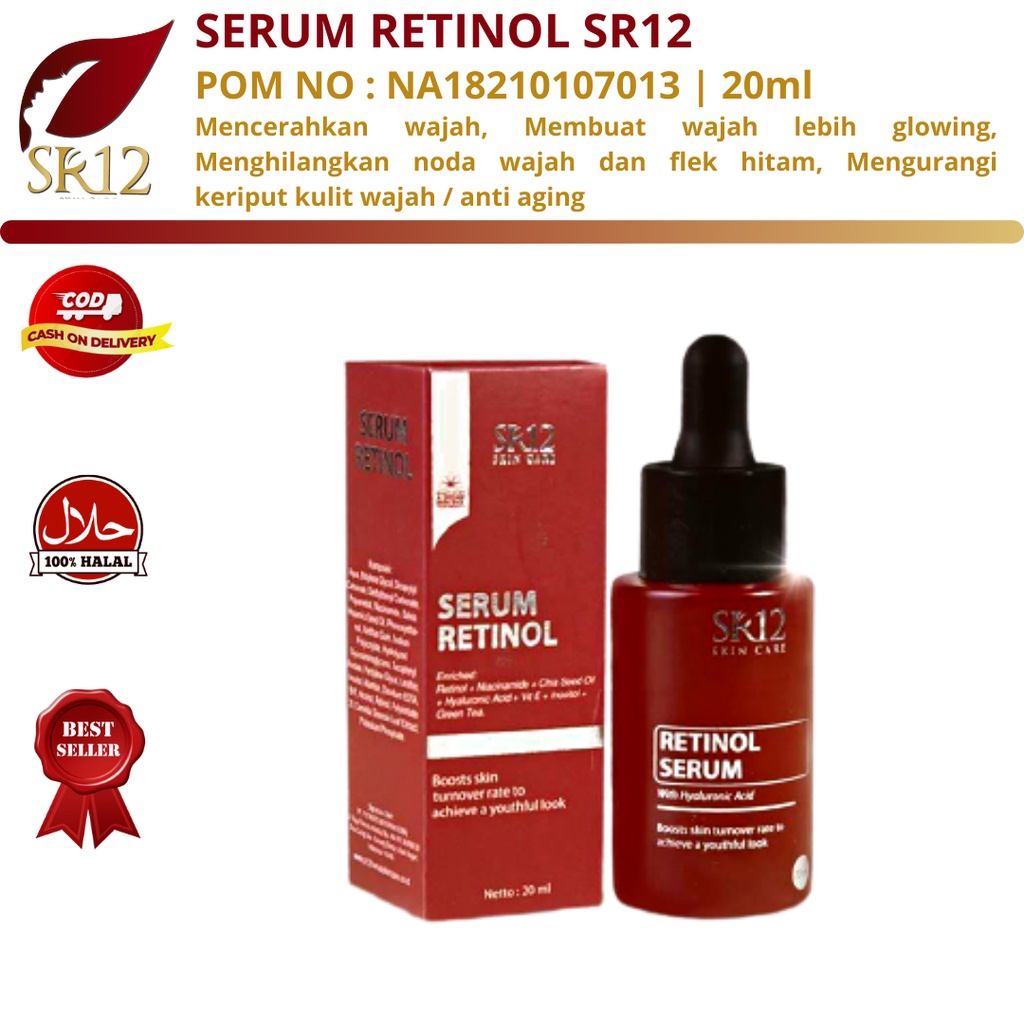 SERUM KRISTAL SR12 SERUM PENCERAH WAJAH SERUM ANTI AGING SERUM ANTI PENUAAN SERUM MENGHILANGKAN KERI
