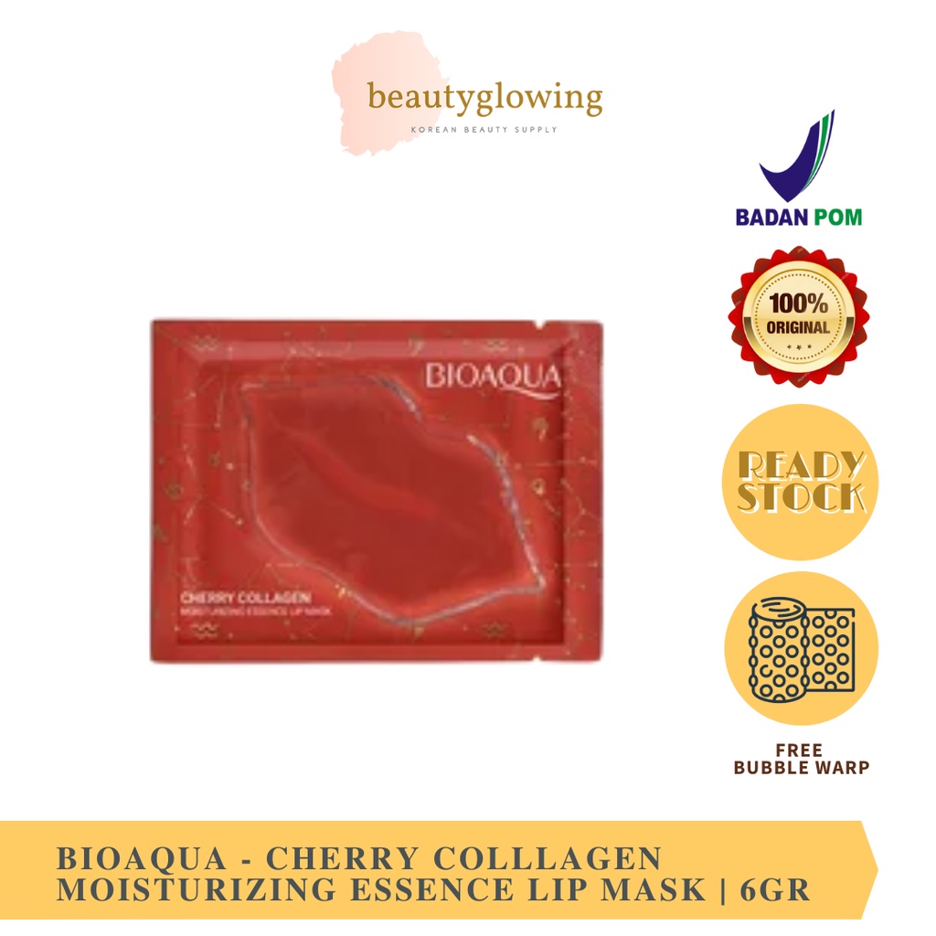 BIOAQUA Cherry Collagen Moisturizing Essence Lip Mask 6g