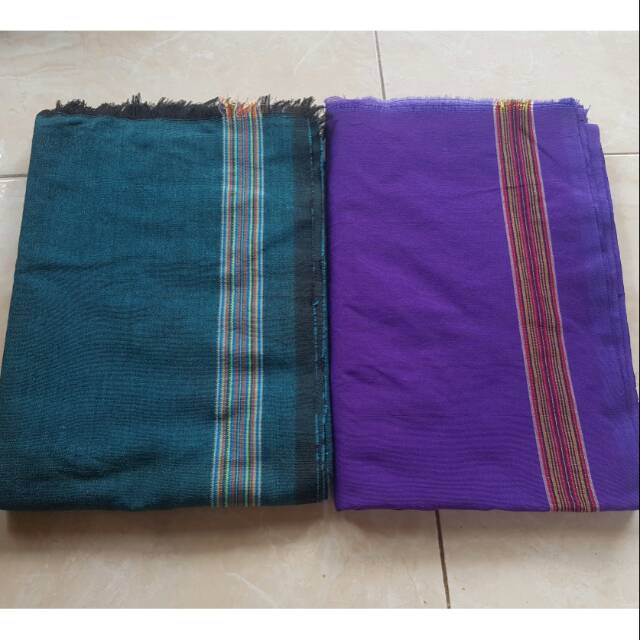 KAIN TENUN PAMIRING TORAJA Biru Mint Ungu Biru Turkis Biru Muda Hijau Tua Pink Peach Hijau Muda