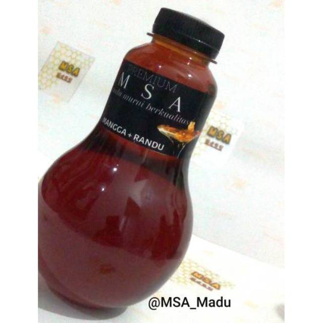 

MADU MANGGA+RANDU 340ml madu murni tanpa pemanasan