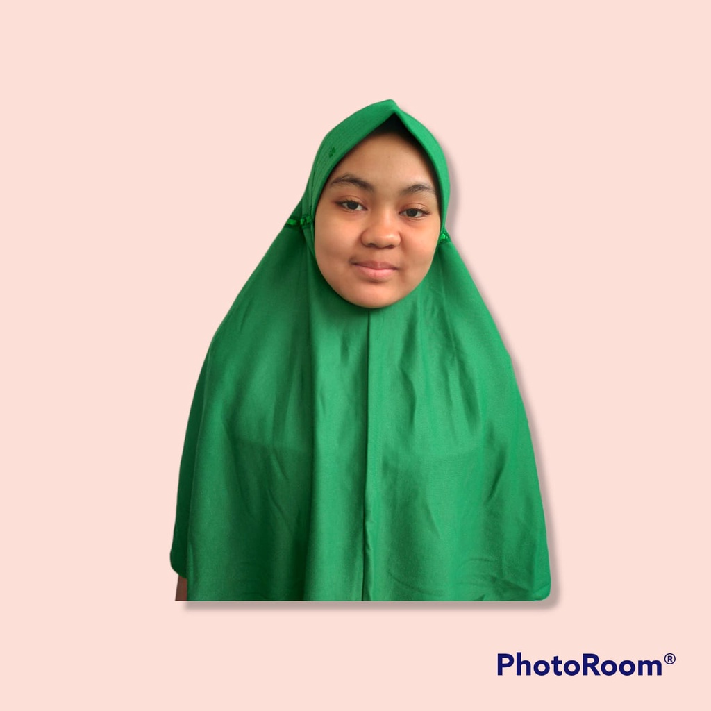 Jilbab Sekolah AnaK SD - MI Model Serut