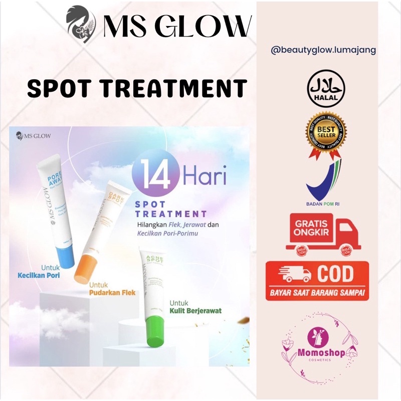 ACNE SPOT MS GLOW || PORE AWAY MS GLOW || DARK SPOT MS GLOW