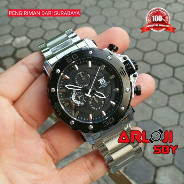 JAM TANGAN PRIA T5 H3702 CHRONO SPORT ORIGINAL TAHAN AIR