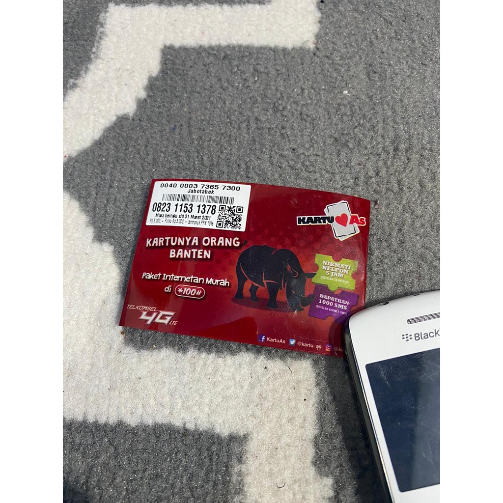 Perdana Kartu As kuota 17GB (unlimited apps)