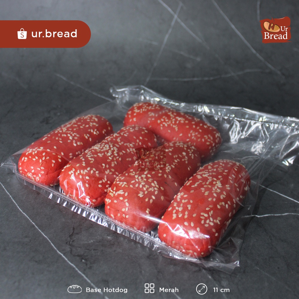 Roti Hotdog 11cm isi 5 | Base Hotdog (Long Burger) 11cm