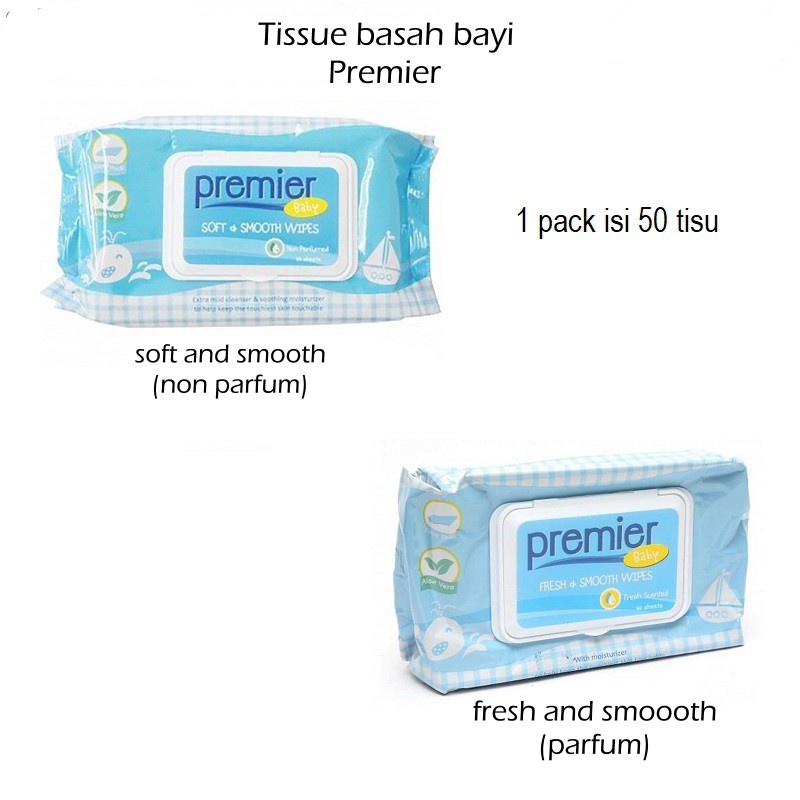 PERA683 PREMIER BABY WIPES TISSUE BASAH BAYI