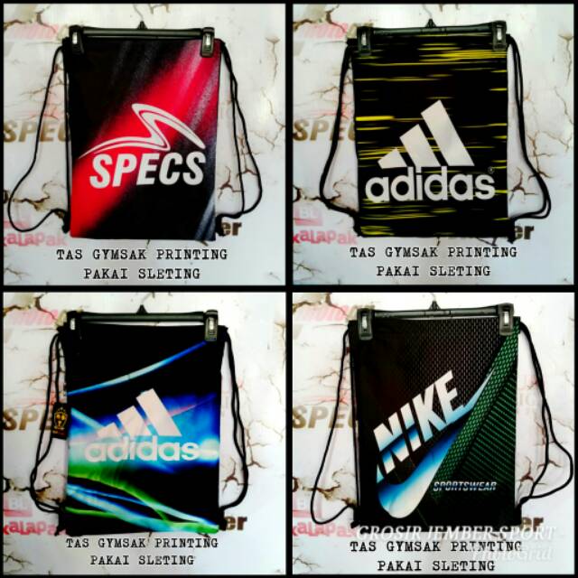 tas gymsak printing-tas sepatu-tas futsal-tas running-tas goes-tas sekolah-tas voli