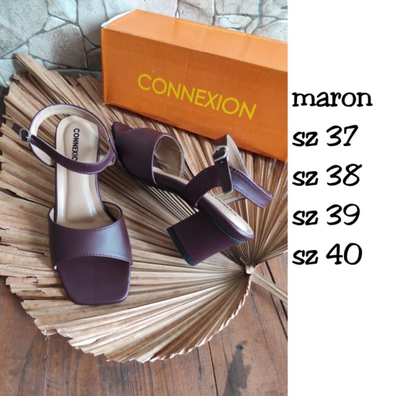 SEPATU SANDAL HEELS WANITA CONNEXION BRANDED MATAHARI MURAH SPTSDLHLSCNNX2097