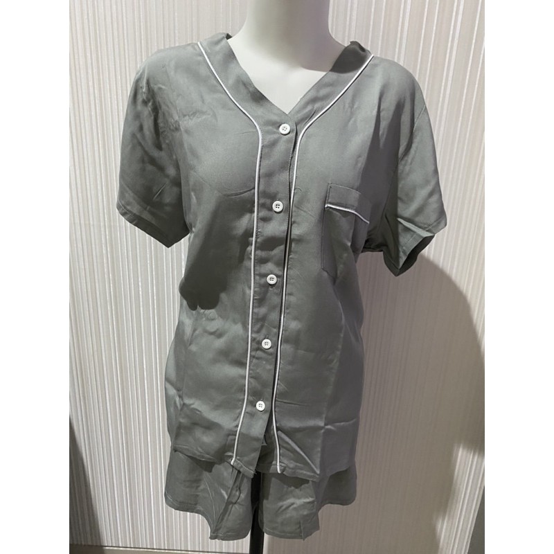 Home wear baju rumah wanita setelan baju+celana pendek