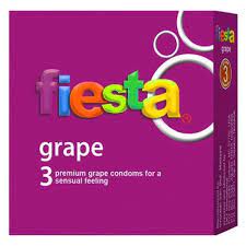 Kondom Fiesta Grape Isi 3 Pcs - Kondom Rasa Anggur 3s