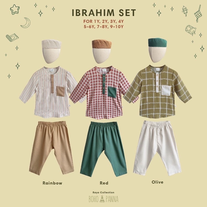 Ibrahim Set Raya Collection by Bohopanna