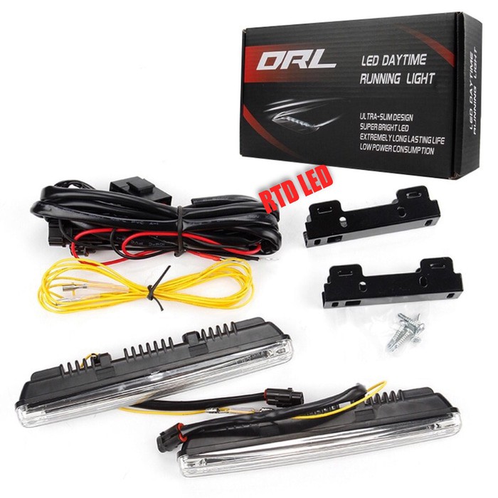 Drl Led Running Sein Lampu Drl Mobil 36 Mata Cahaya Terang R086