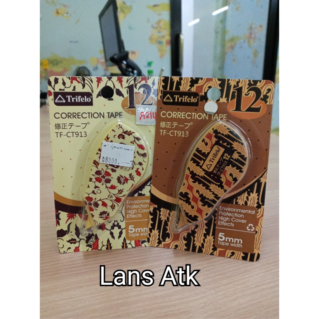 

Correction tape TF-CT 913 batik (5mm x 12 M)