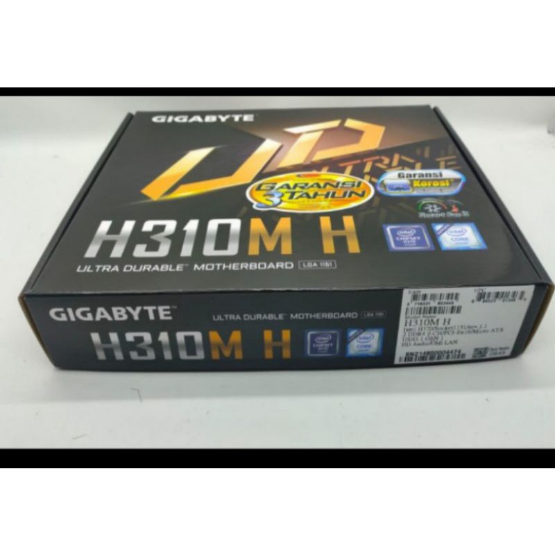 MOTHERBOARD GIGABYTE H310M H LGA 1151 GEN 8-9