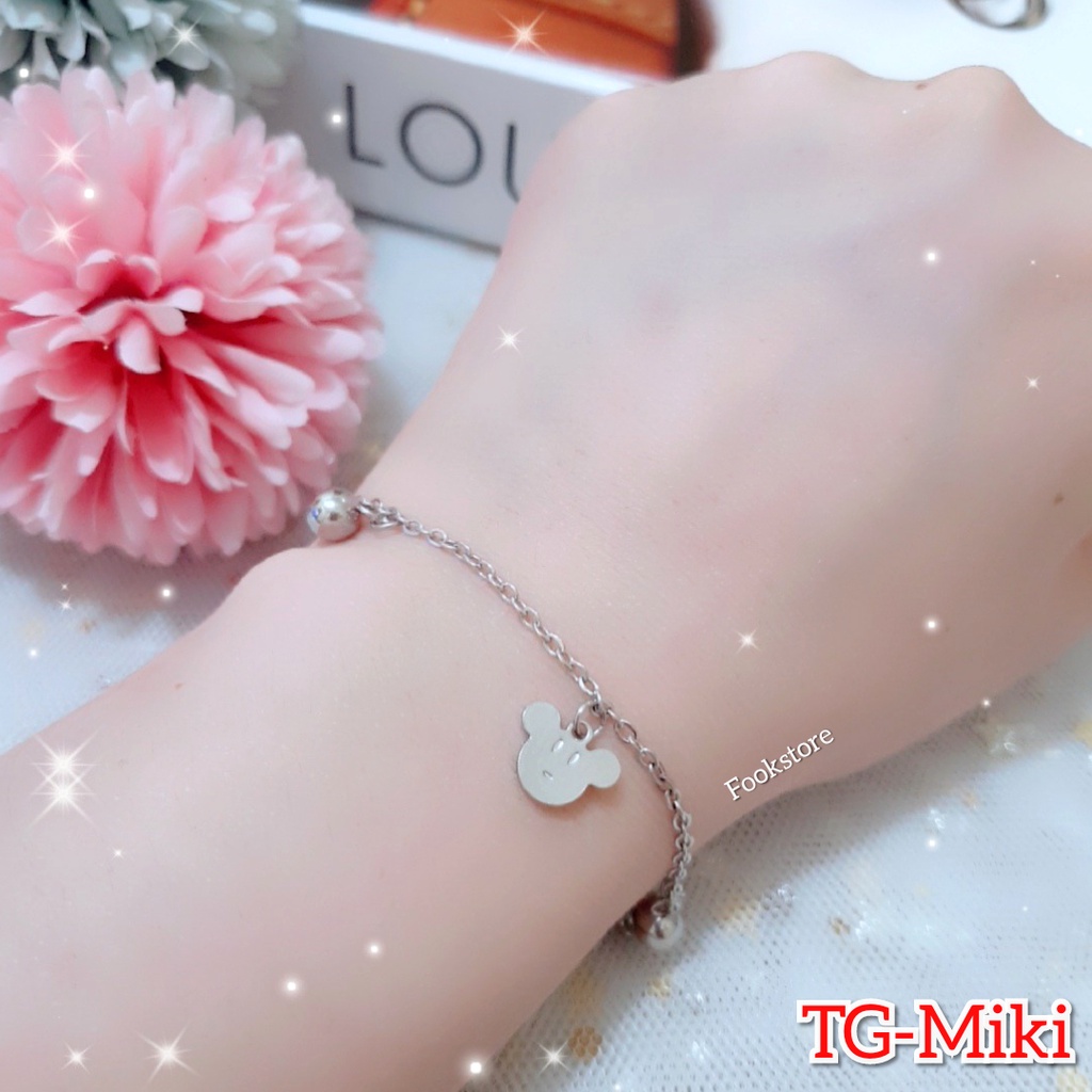 TERMURAH GELANG RANTAI ABG ATO DEWASA TITANIUM / ANTI KARAT