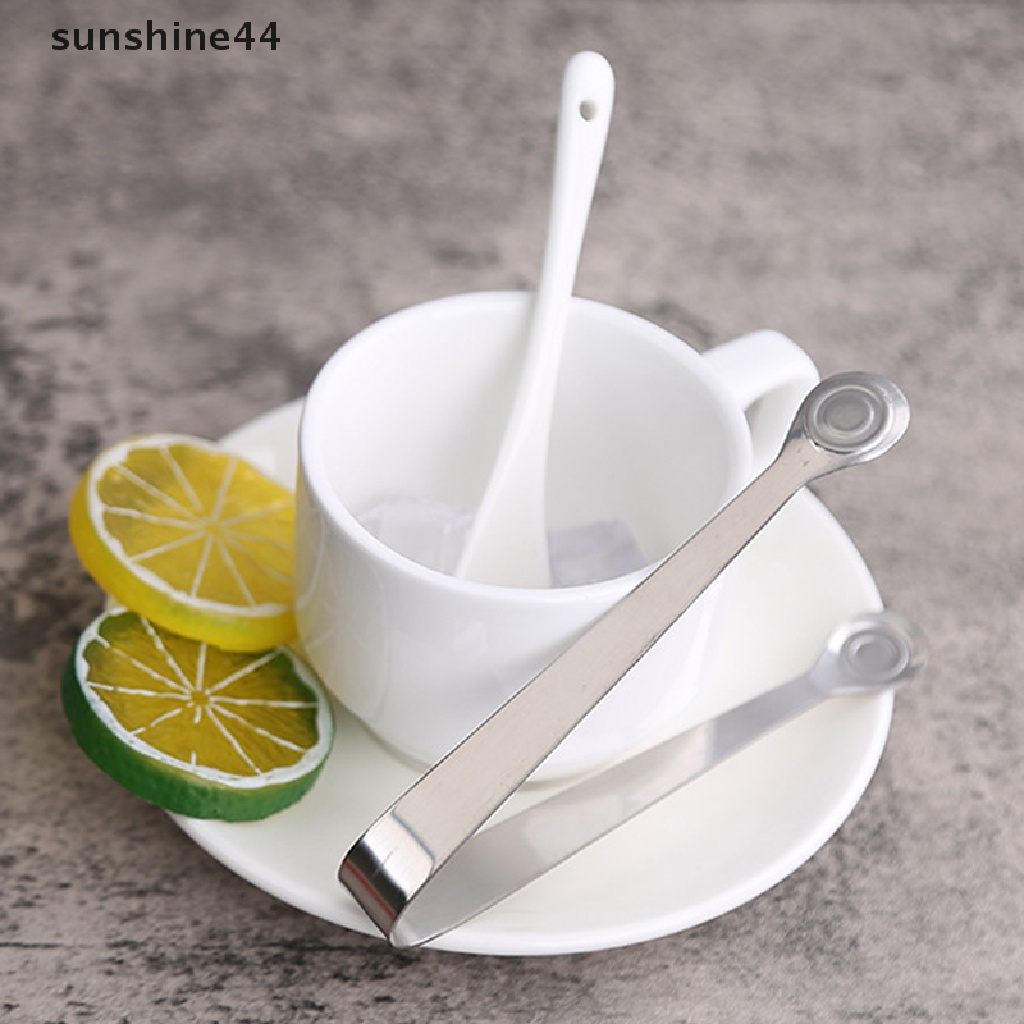 Sunshine Klip Penjepit Es Batu / Roti / BBQ Bahan Stainless Steel