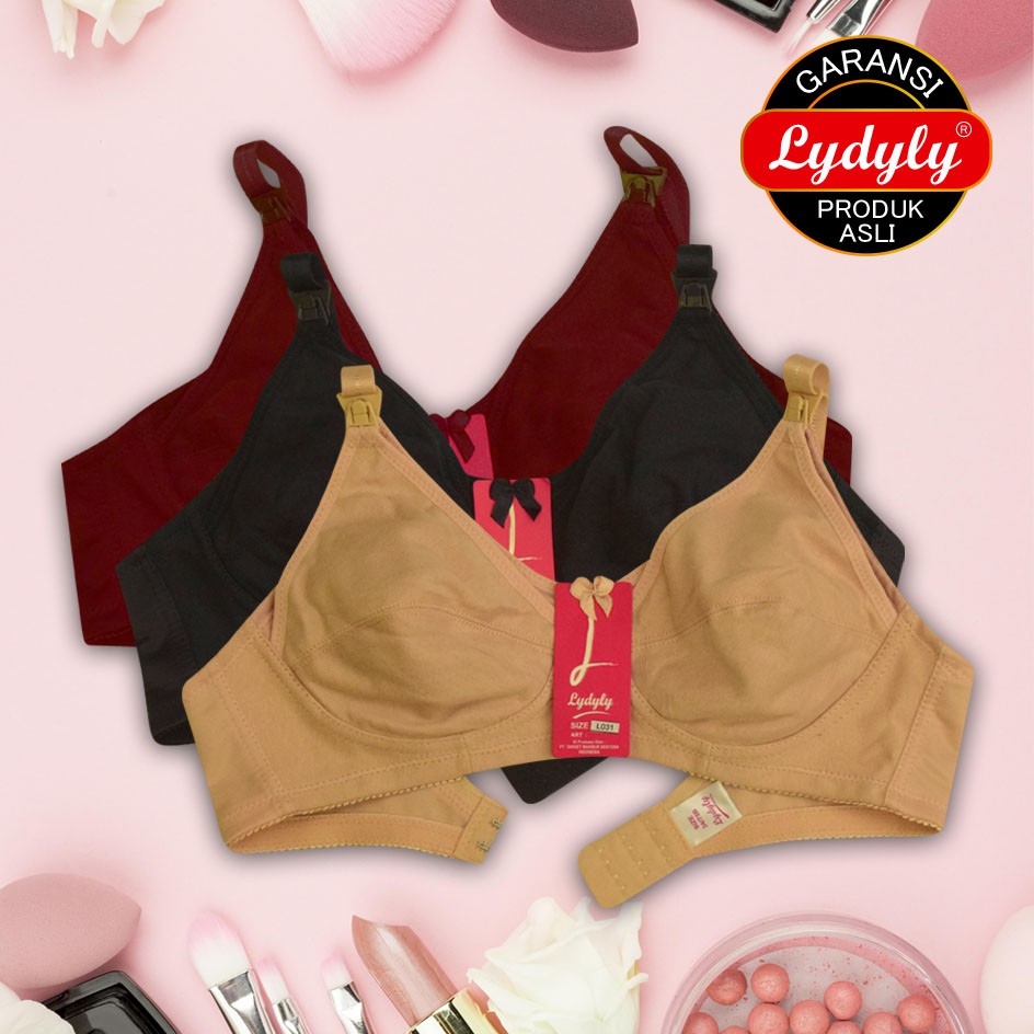 [ COD ] Bh Bra Menyusui Katun Exclusive Basic Soft Lembut Model Lydyly Tanpa Kawat dan Busa