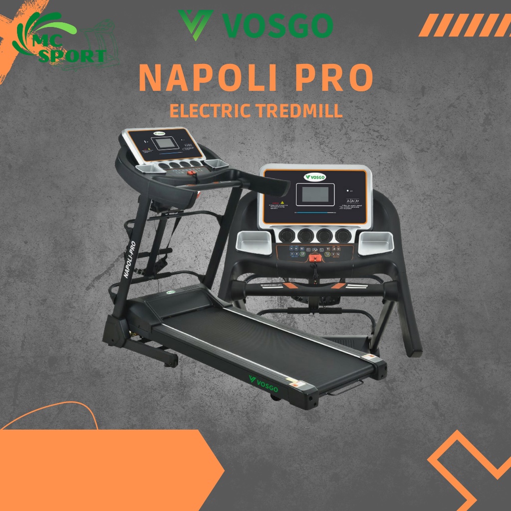 Treadmill Elektrik Napoli Pro Vosgo