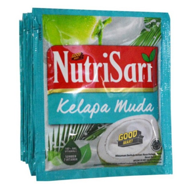 

Nutrisari - Minuman Sachet Rasa Kelapa Muda - 10pcs x 14gr