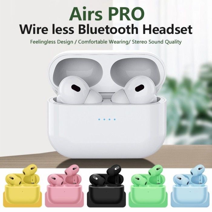 BBS Macaron Original Air 3 Pro InPods 13 Bluetooth Earphone Wireless Headphones I13 TWS
