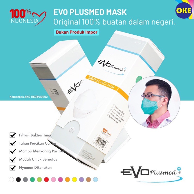 masker evo plusmed 25 pcs