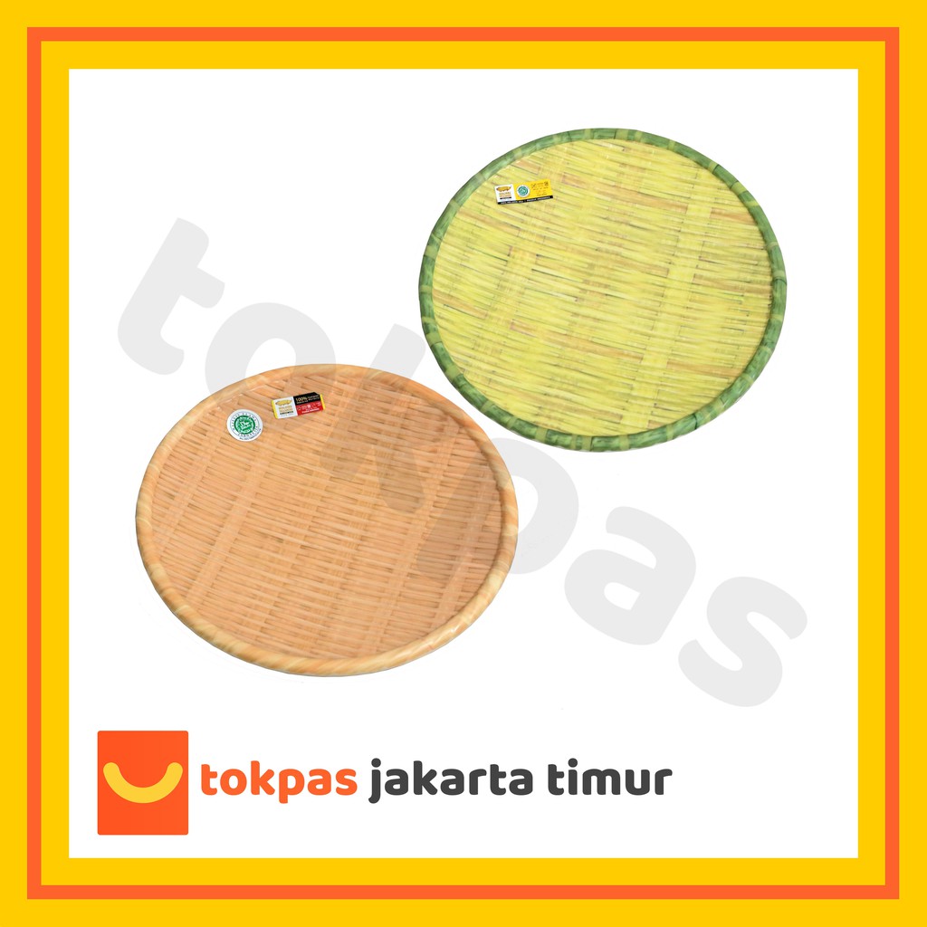 Piring Rotan Motif Piring Melamin Motif Anyaman Piring Saji Mewah P6010MFC Golden Dragon GD-016