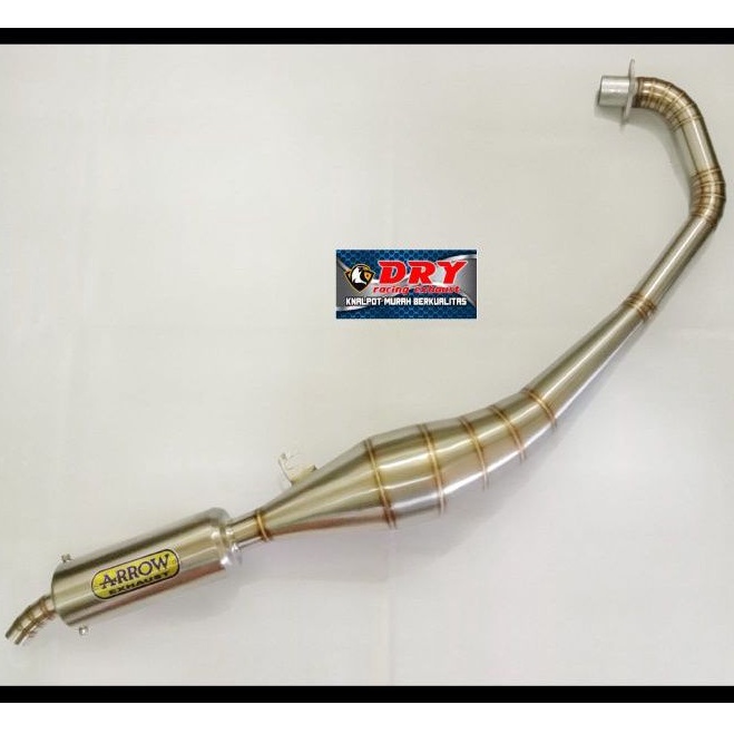 KNALPOT SATRIA 2 TAK SATRIA HIU SATRIA LUMBA STANDAR RACING ARROW