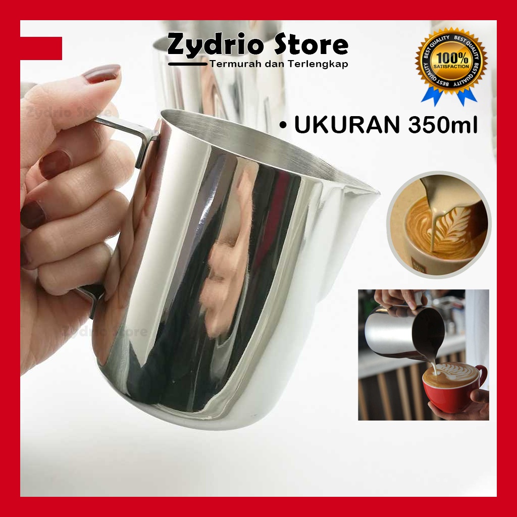 350ml Pitcher Stainless Steel Milk Jug / Teko Barista Water Jug Latte