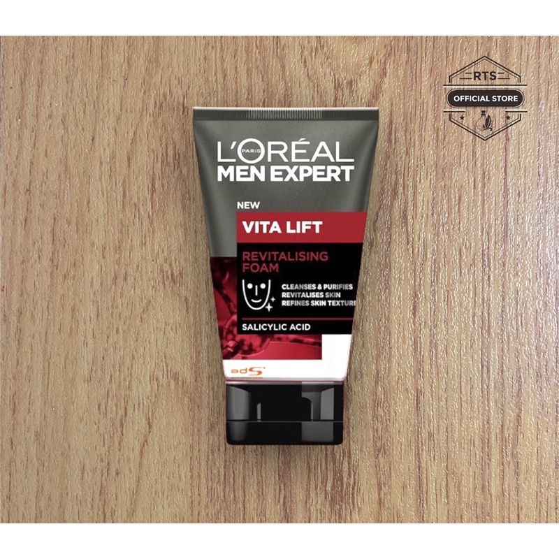 L’Oreal Paris Men Expert Vita Lift Revitalising Men's Skin Care - 100 ml | Face Wash Loreal 100ml | 