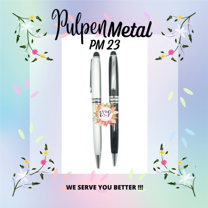 

Best Seller! Pen Promosi-Souvenir Pen Metal PM 23 Terbatas!