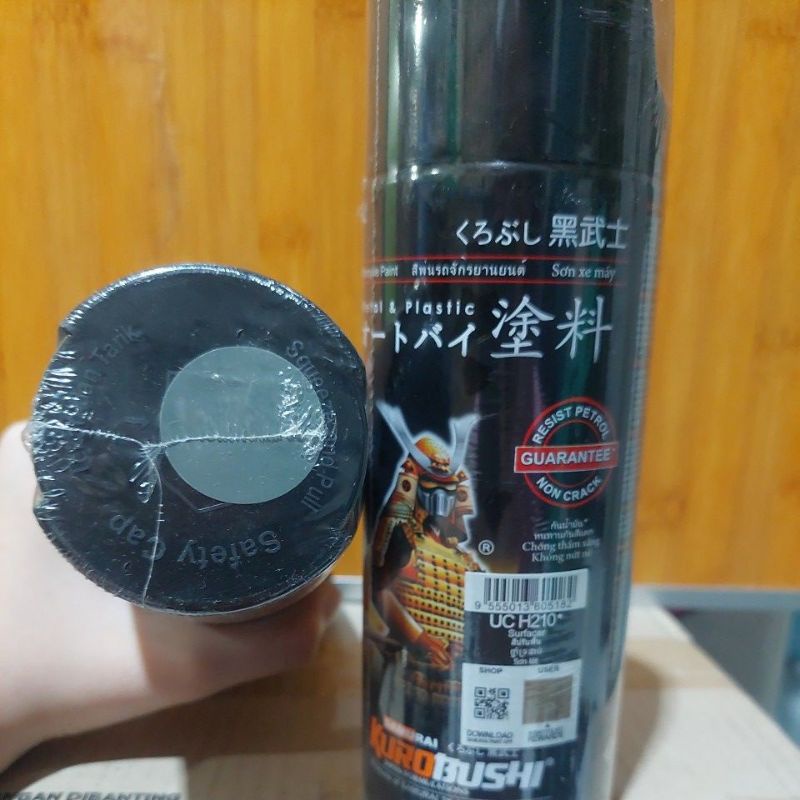 Pilok Pilox Cat Samurai Surfacer UC H210 400ml Cat Semprot Samurai Paint Kurobushi Aerosol